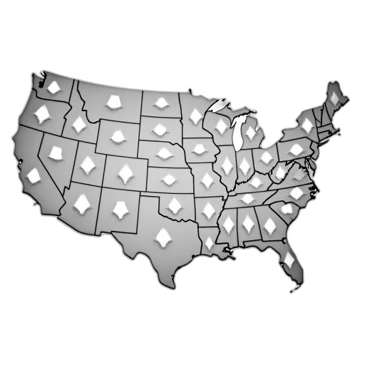 election, map, shows, number transparent PNG cut-out