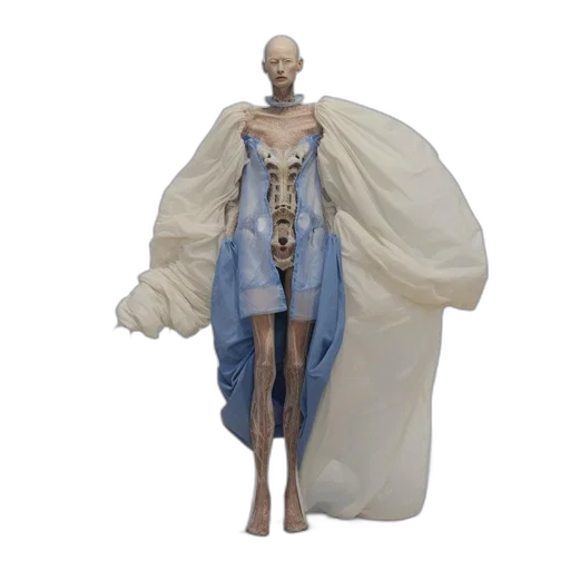 dress, jacket, robot, concept art transparent PNG cut-out