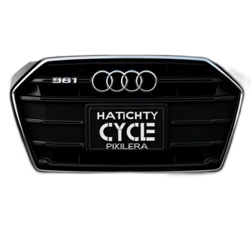 car, front, black, license transparent PNG cut-out