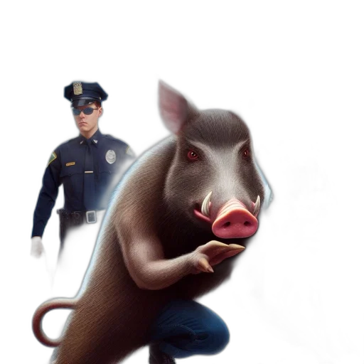 animal, creature, weapon, staff transparent PNG cut-out