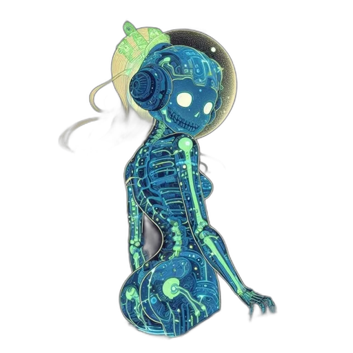 jewelry, staff, robot, concept art transparent PNG cut-out