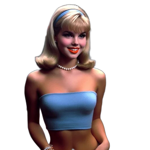 dress, jewelry, face, 3d render transparent PNG cut-out