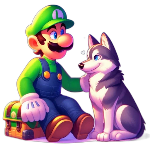 animal, staff, pixel art, concept art transparent PNG cut-out