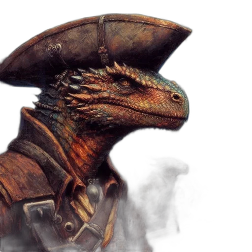 dragon, hat, fantasy art, concept art transparent PNG cut-out