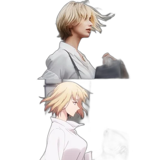 face, mask, hair, jacket transparent PNG cut-out