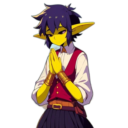 staff, mask, anime, pixel art transparent PNG cut-out