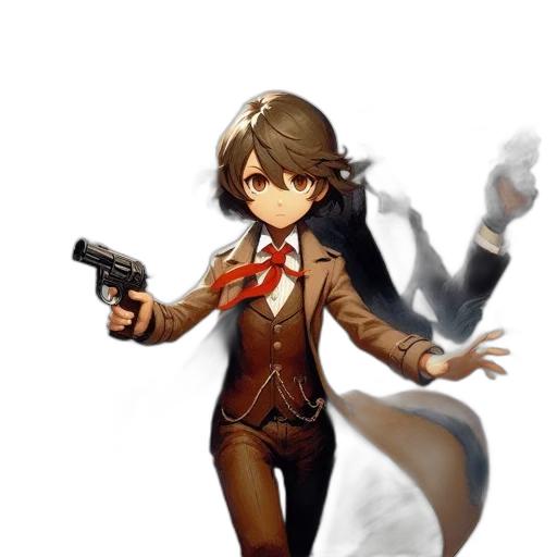 staff, weapon, animal, jacket transparent PNG cut-out