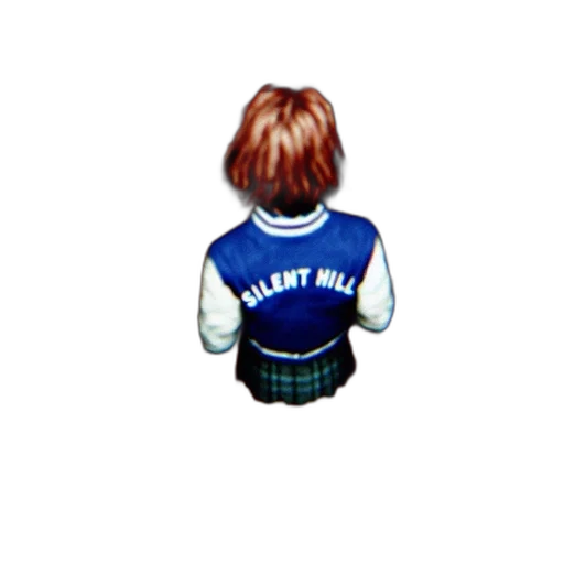 jacket, staff, robot, pixel art transparent PNG cut-out