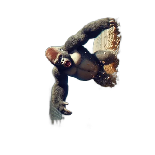 creature, animal, dragon, hair transparent PNG cut-out