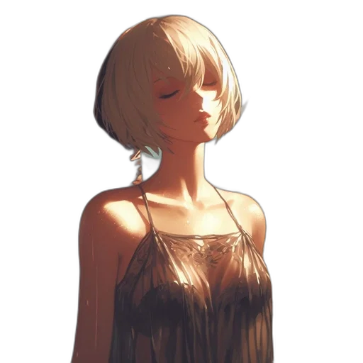 dress, face, hair, mask transparent PNG cut-out