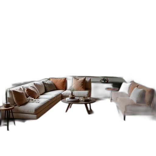 furniture, 3d render, photorealistic, concept art transparent PNG cut-out