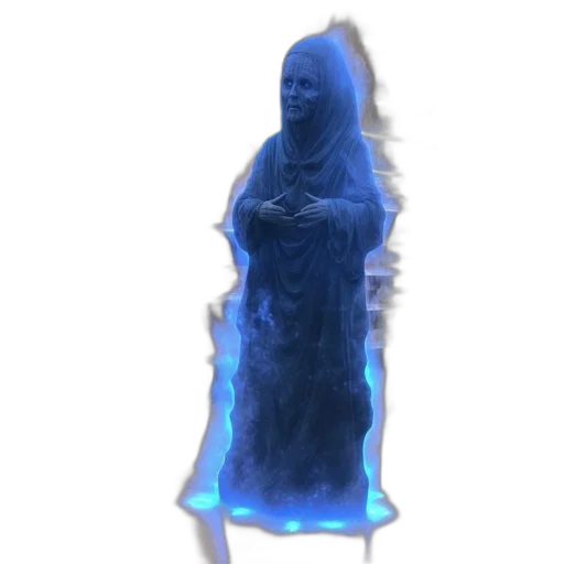 dress, staff, creature, sword transparent PNG cut-out