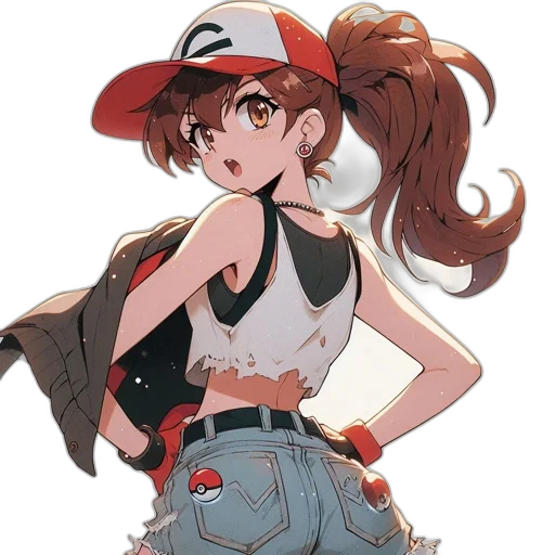 hat, staff, weapon, dress transparent PNG cut-out