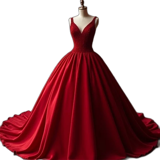 dress, jewelry, crown, photorealistic transparent PNG cut-out