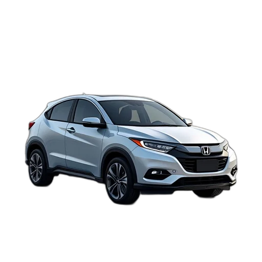car, silver, 2021, honda transparent PNG cut-out