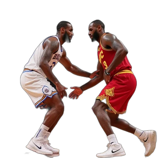 concept art, 3d render, fire, lebron transparent PNG cut-out