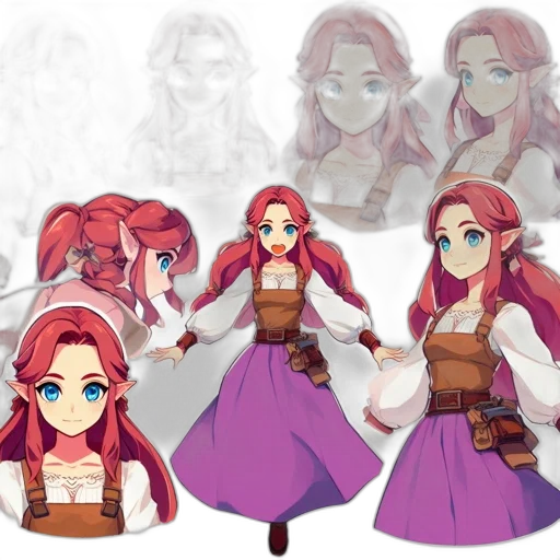 concept art, fantasy art, pixel art, 3d render transparent PNG cut-out