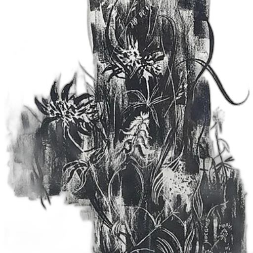 flower, staff, animal, crown transparent PNG cut-out