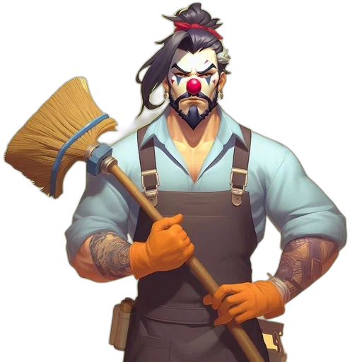 staff, mask, weapon, face transparent PNG cut-out