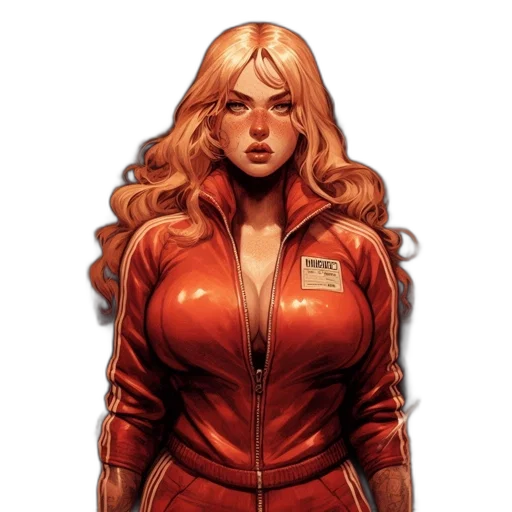 jacket, comic book art, concept art, fantasy art transparent PNG cut-out