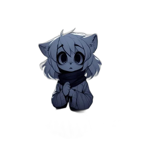 staff, creature, animal, robot transparent PNG cut-out