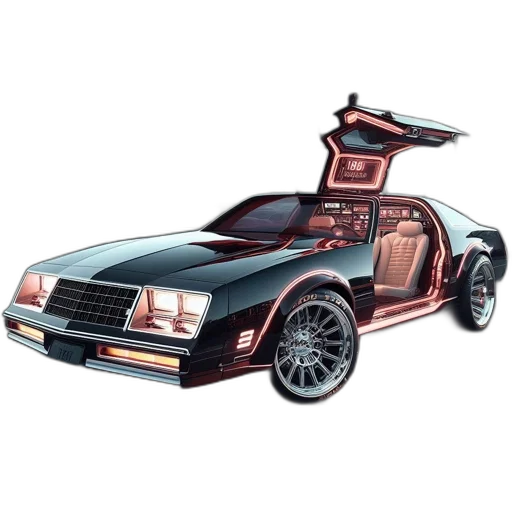 car, robot, concept art, 3d render transparent PNG cut-out