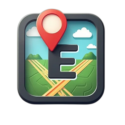 gps, icon, word transparent PNG cut-out