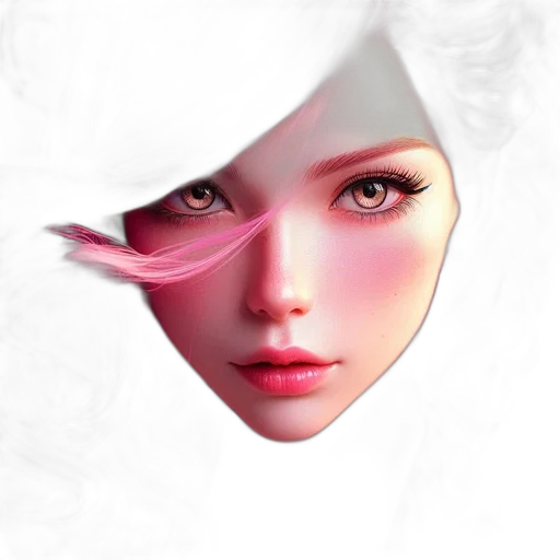face, mask, photorealistic, fantasy art transparent PNG cut-out