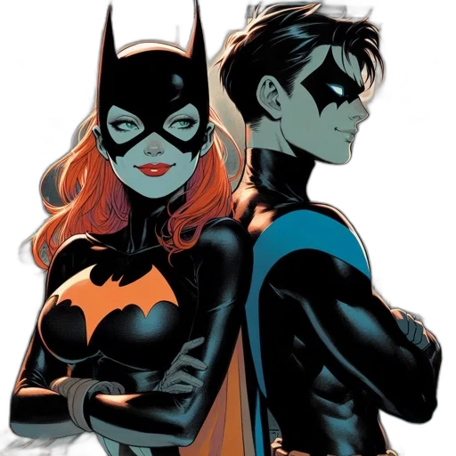 comic book art, concept art, cartoon, night transparent PNG cut-out