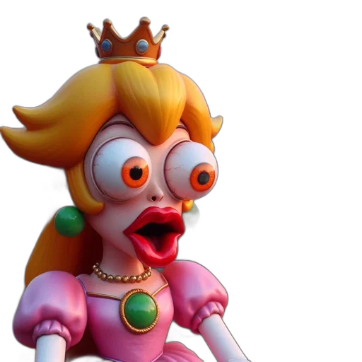 crown, creature, staff, face transparent PNG cut-out