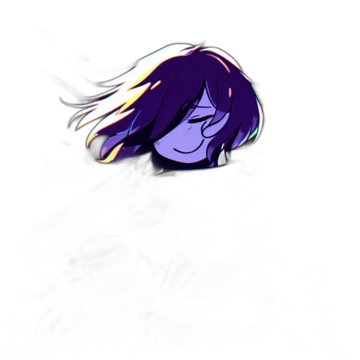 hair, face, mask, creature transparent PNG cut-out