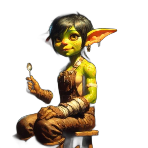 staff, jewelry, creature, fantasy art transparent PNG cut-out