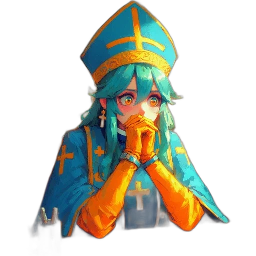 mask, staff, weapon, crown transparent PNG cut-out