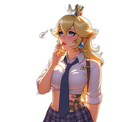 staff, dress, weapon, anime transparent PNG cut-out