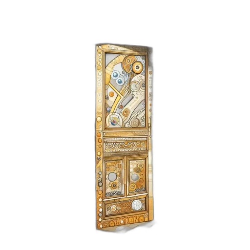 jewelry, 3d render, elaborate, wooden transparent PNG cut-out