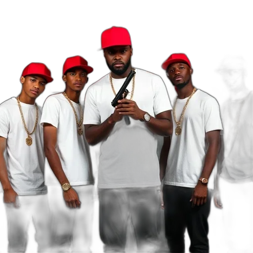 concept art, group, young, men transparent PNG cut-out