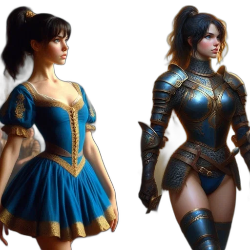fantasy art, concept art, 3d render, comic book art transparent PNG cut-out