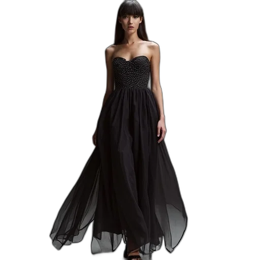 dress, dark, alexander, kang transparent PNG cut-out
