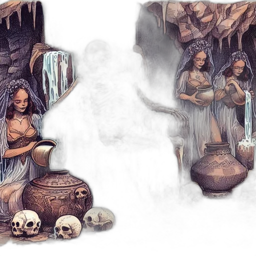 fantasy art, concept art, comic book art, watercolor transparent PNG cut-out