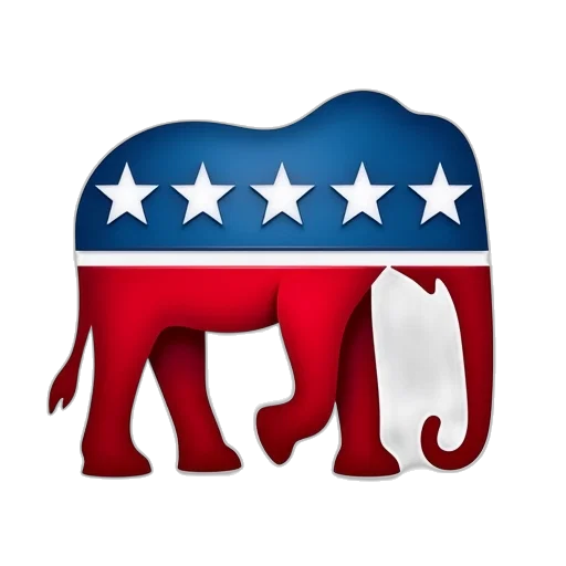 weapon, republican, elephant, logo transparent PNG cut-out