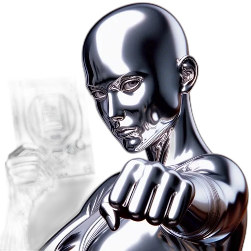 robot, mask, face, comic book art transparent PNG cut-out