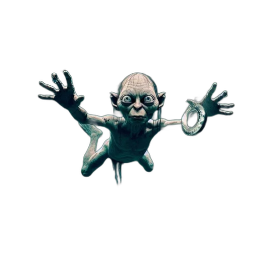 creature, mask, staff, robot transparent PNG cut-out