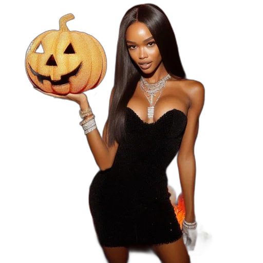 dress, cartoon, halloween, gathering transparent PNG cut-out