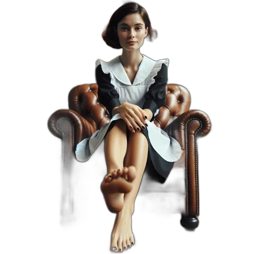 dress, furniture, face, staff transparent PNG cut-out