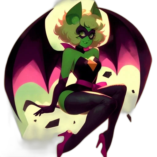 dragon, creature, staff, mask transparent PNG cut-out