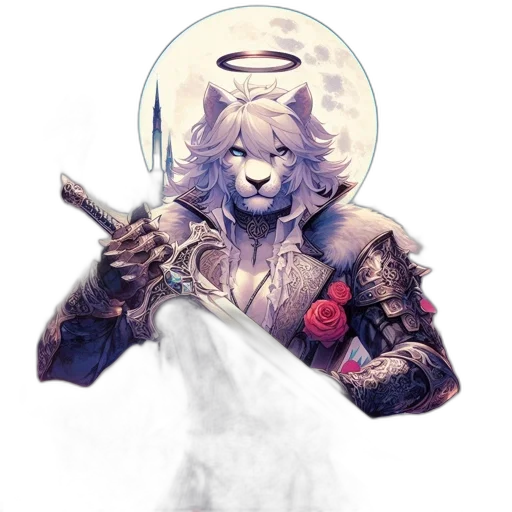 staff, weapon, sword, fantasy art transparent PNG cut-out