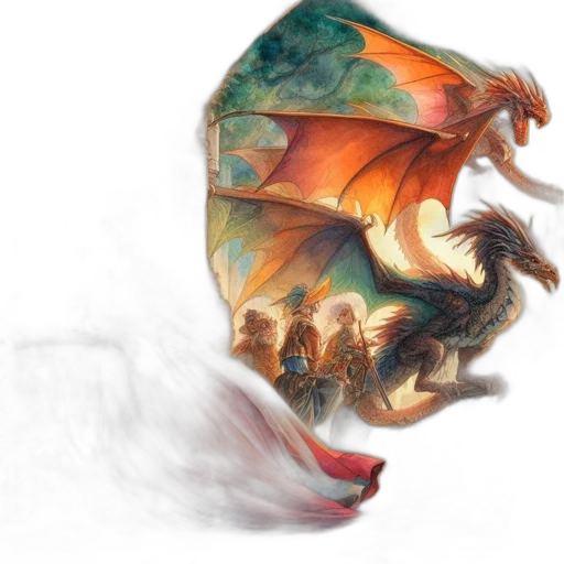dragon, mask, weapon, sword transparent PNG cut-out
