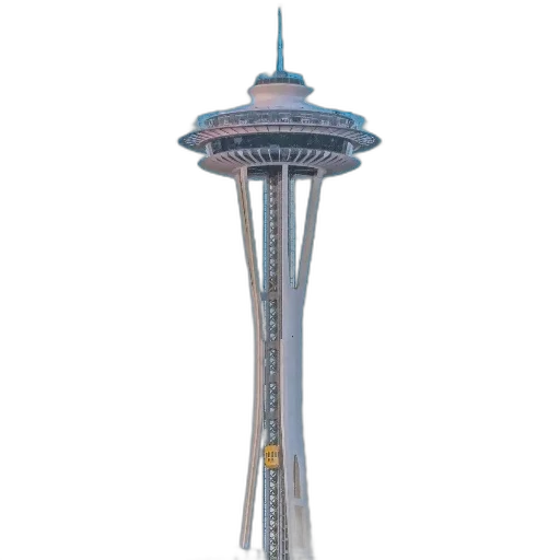 building, concept art, 3d render, striking transparent PNG cut-out