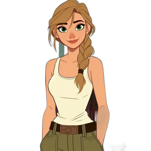 staff, dress, cartoon, concept art transparent PNG cut-out