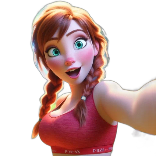 face, dress, crown, staff transparent PNG cut-out